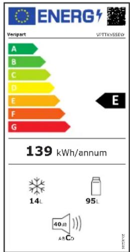 Veripart VPTTKV55EW - 3