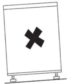 Veripart VPTTKV55EW - Aufstellen des Geräts - 2