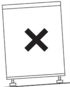 Veripart VPTTVR55DFEW - Aufstellen des Geräts - 1