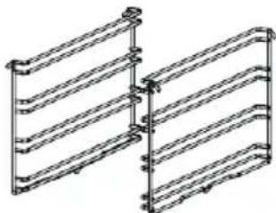 DE DIETRICH DOE7900BB - Parrilla de alambre dentro de bandeja \* - 1