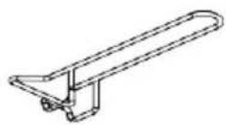 DE DIETRICH DOE7900BB - Grelha de arame sobre o tabuleiro \* - 1