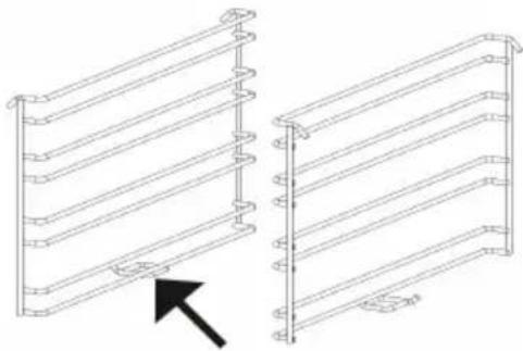 DE DIETRICH DOE7900BB - Rack Positions - 1