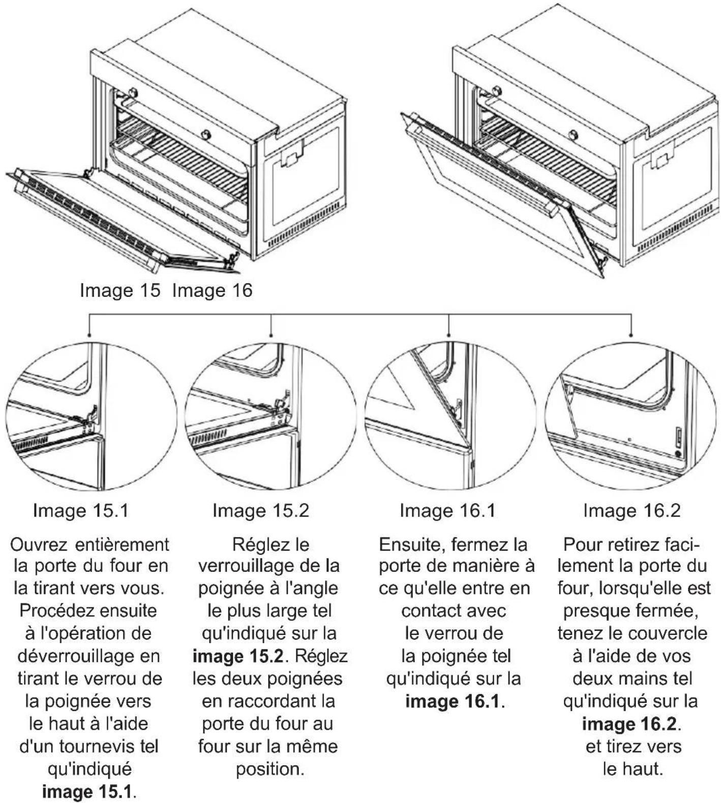 DE DIETRICH DOE7900BB - NETTOYAGE ET INSTALLATION DE LA PORTE DU FOUR - 1