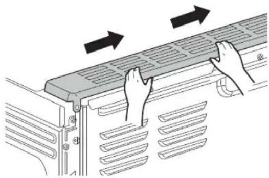 LG LSIL6334XE - Retrait de la garniture d'évent - 2