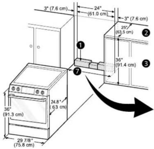 LG LSIL6334XE - Dégagement - 1