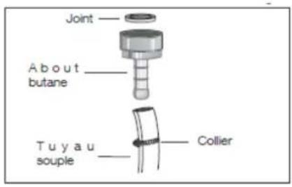 FAR CM606021BK - Raccordement par tuyau souple équipé de ses colliers. - 2