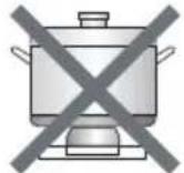SABA TGV60N3F/C - Do not use cookware that overlaps the edge of the burner. - 10