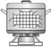 SABA TGV60N3F/C - Do not use cookware that overlaps the edge of the burner. - 6