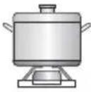 SABA TGV60N3F/C - Do not use cookware that overlaps the edge of the burner. - 8
