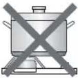 SABA TGV60N3F/C - Do not use cookware that overlaps the edge of the burner. - 7