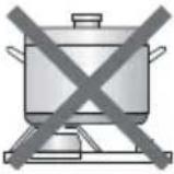 SABA TGV60N3F/C - Do not use cookware that overlaps the edge of the burner. - 9