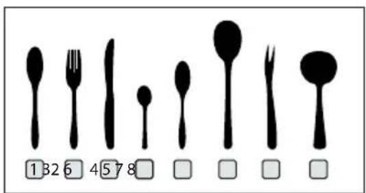 SABA DW14C44M24CW - 4.Cutlery basket: - 2