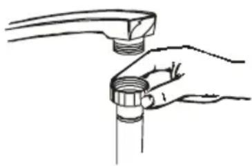 SABA DW14C44M24CBK - Cold Water Connection - 1