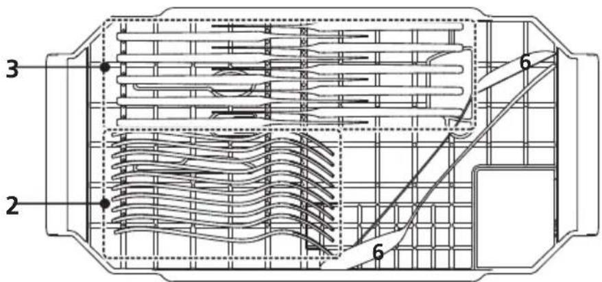 SABA DW14C44M24CBK - 3.Cutlery rack: - 1