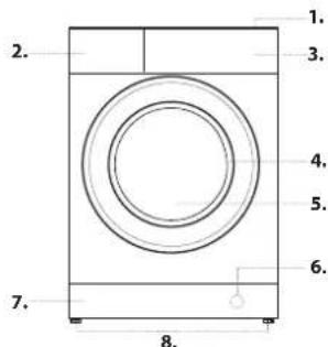 HOTPOINT CNMWB11468WKFR - DESCRIPTION DU PRODUIT - 1