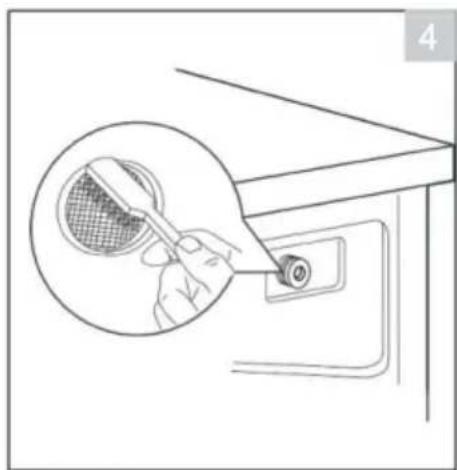 FAR LF510L23W - Nettoyage du joint de porte et de la vitre - 6
