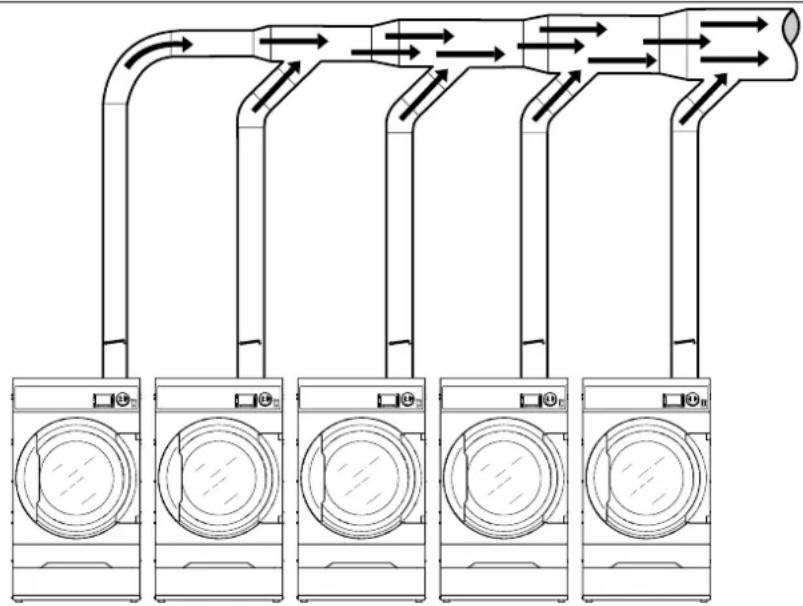 ELECTROLUX TD6-7 - Conduit d'évacuation partagé - 3