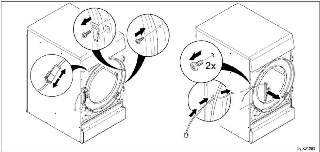 ELECTROLUX TD6-7 - Inversion de la porte - 4