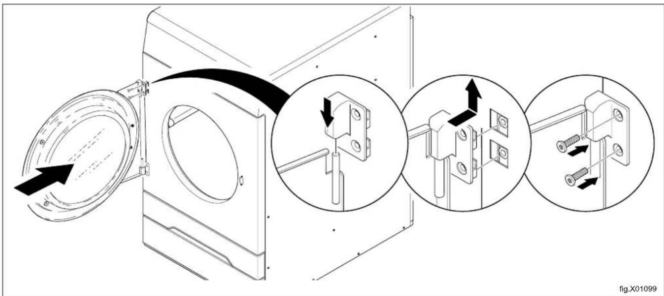 ELECTROLUX TD6-7 - Inversion de la porte - 12