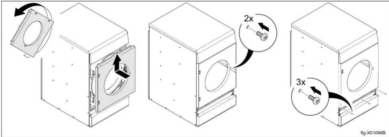 ELECTROLUX TD6-7 - Inversion de la porte - 9