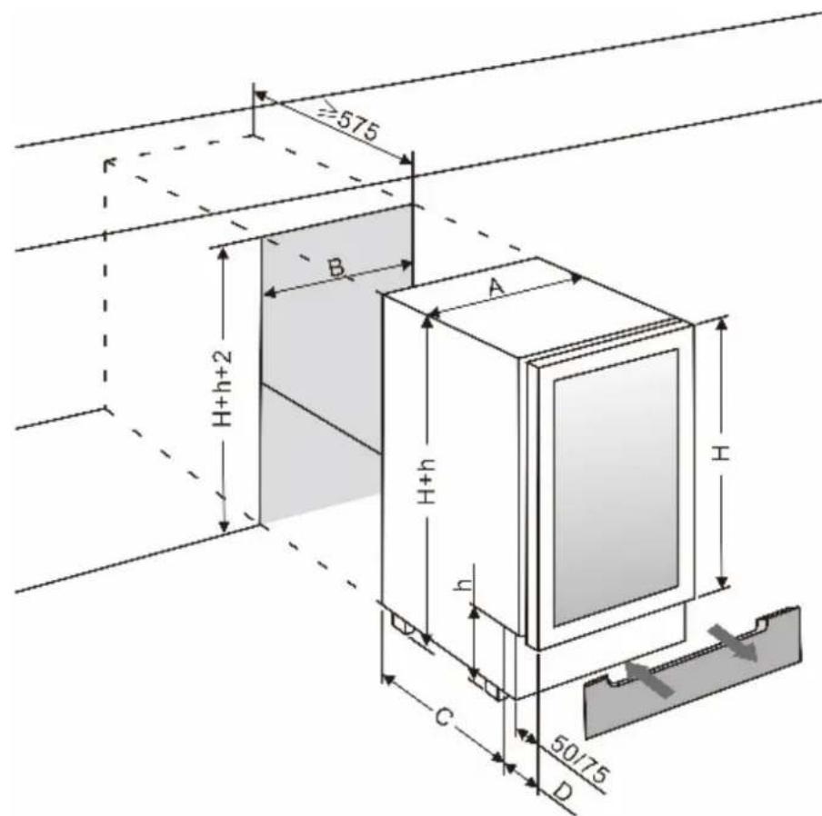 Witt WU4070P-2B29 - INSTRUCTIONS POUR UNE INSTALLATION SOUS UN MEUBLE - 1