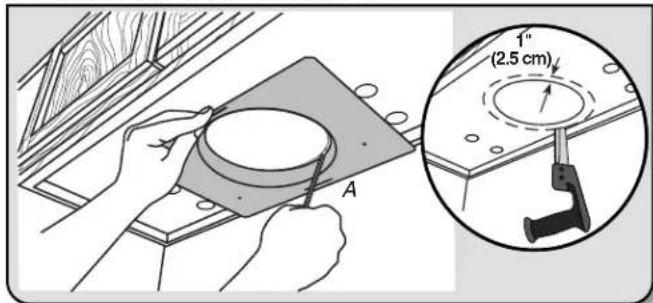 WHIRLPOOL UXT5230DSS - Mark and Cut Vent Opening - 2