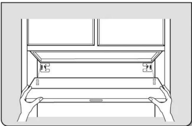 WHIRLPOOL UXT5230DSS - Marquage de l'emplacement des trous - 1