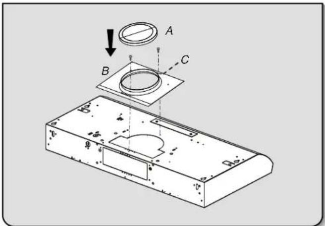 WHIRLPOOL UXT5230DSS - Fixation du clapet anti-reflux ou du raccord de transition d'évacuation - 2