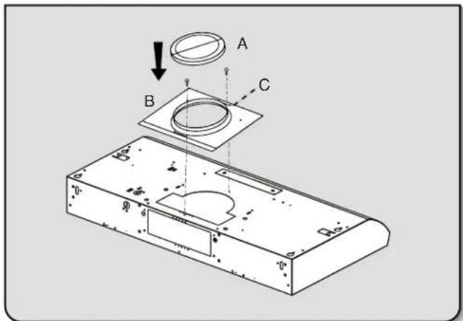 WHIRLPOOL UXT2030ABK - Perçage des ouvertures des cables électriques - 3