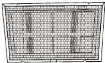 WHIRLPOOL WHAT142-2BW - Dimensions de la gaine murale universelle - 1
