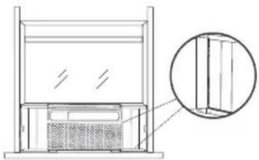 WHIRLPOOL WHAW-101IN - Étape 8: Scellez les espaces avec de la pâte à modeller (Plasticone) - 1