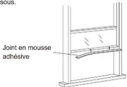 WHIRLPOOL WHAW-101IN - Étape 4: Appliqué le joint en mousse - 1