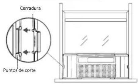 WHIRLPOOL WHAW-101IN - Paso 7: Fijacion de los paneles laterales - 1