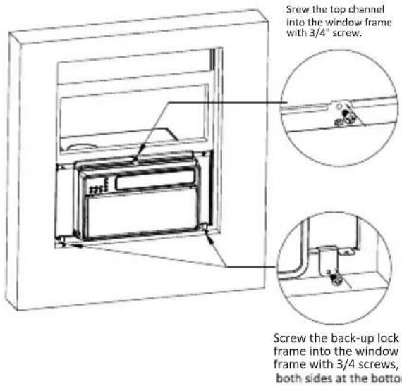 WHIRLPOOL WHAW-101IN - If install special window fame - 1