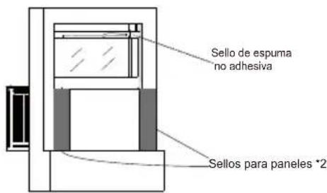 WHIRLPOOL WHAW-101IN - Paso 11: Rellenar el hueco entre las bandas y aplicar las juntas de los paneles - 1