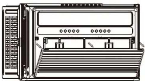 WHIRLPOOL WHAW-101IN - Retrait du Filtré à Air - 1