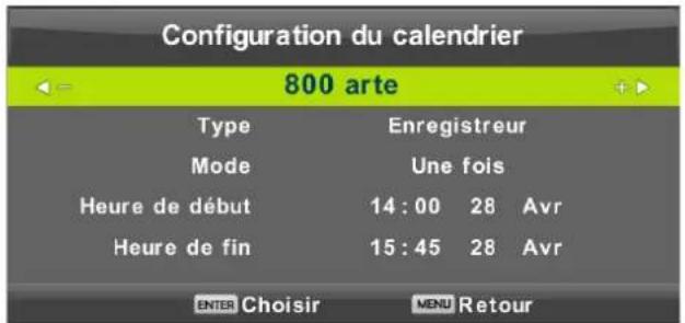 FAR LD24EGH244 - Liste des horaires (schedule list) - 2