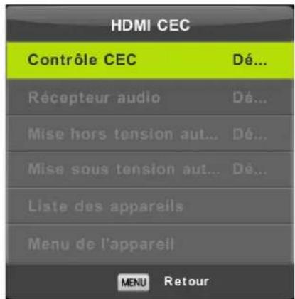 FAR LD24EGH244 - HDMI CEC (Nécessité de prendre en charge la fonction HDMI CEC/ARC) - 1