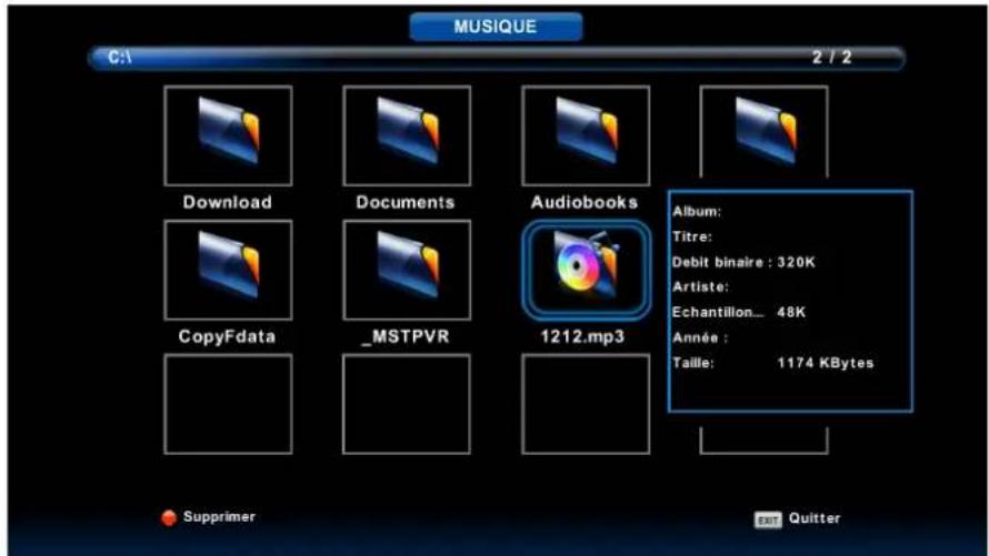 FAR LD24EGH244 - Menu musique (Music) - 2