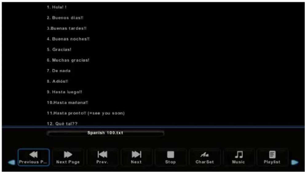 FAR LD24EGH244 - Text Menu - 2