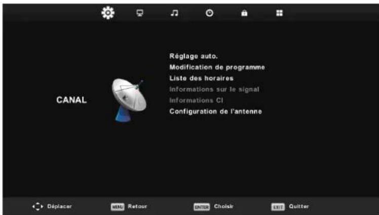 FAR LD24EGH244 - Menu CANAL (Channel Menu) - 1