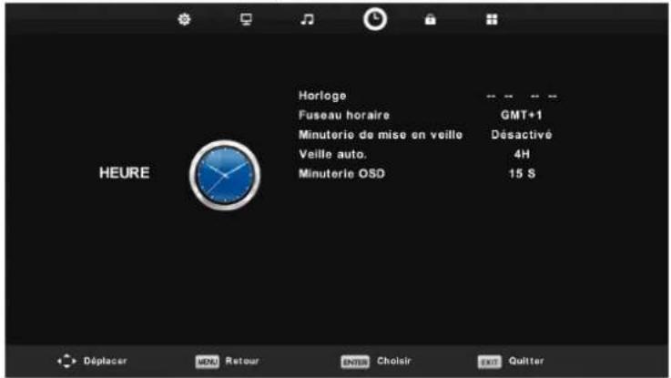 FAR LD24EGH244 - HEURE (Time Menu) - 1