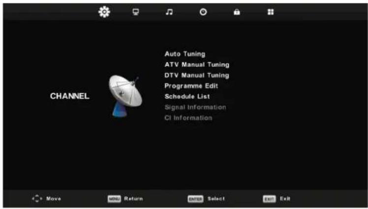 FAR LD24EGH244 - Channel Menu - 1