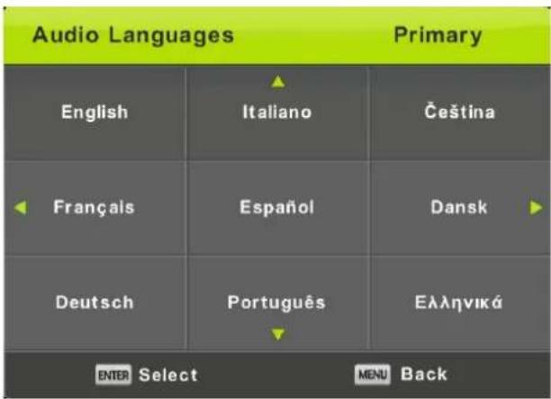 FAR LD24EGH244 - Audio Languages - 1