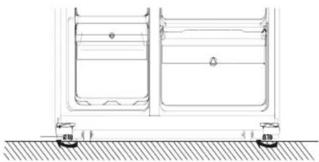 FAR SBS4424ILE - NIVELER LE REFRIGERATEUR - 2