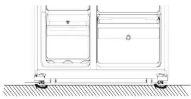 FAR SBS4424ILE - LEVELLING THE UNIT - 2