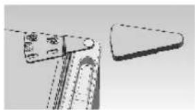 FAR K4070 - INSTRUCTIONS D'INVERSION DE PORTE DU CONGELATEUR - 1