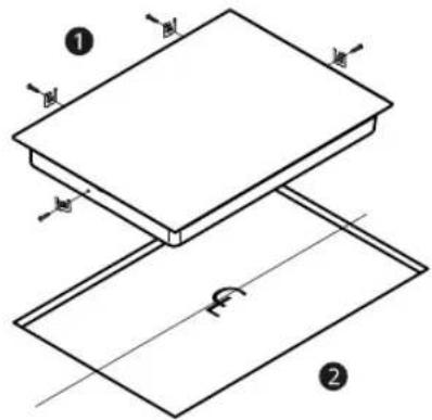 LG CBEW3017BE - Installation de la surface de cuisson - 3