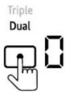 LG CBEW3017BE - Pour activer le triple élément - 3