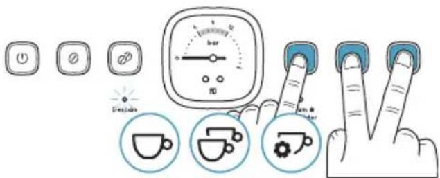 ELECTROLUX Explore 800 E8EC1-8BP - Pentru a efectua o procedură de detartrare - 2